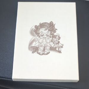 Vintage Style Doll Illustration Box